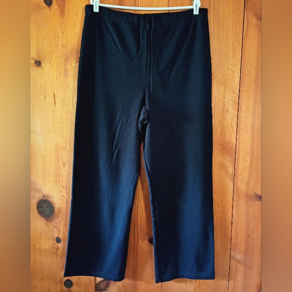 Sport Savvy Straight Leg Knit Cotton Pull On Pants